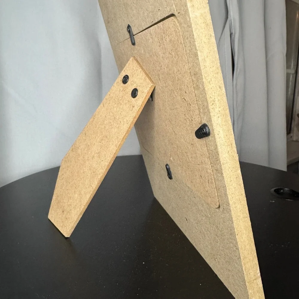 Wood Picture Frame Tabletop Display Photo Holder‎ Easel Back 4x6